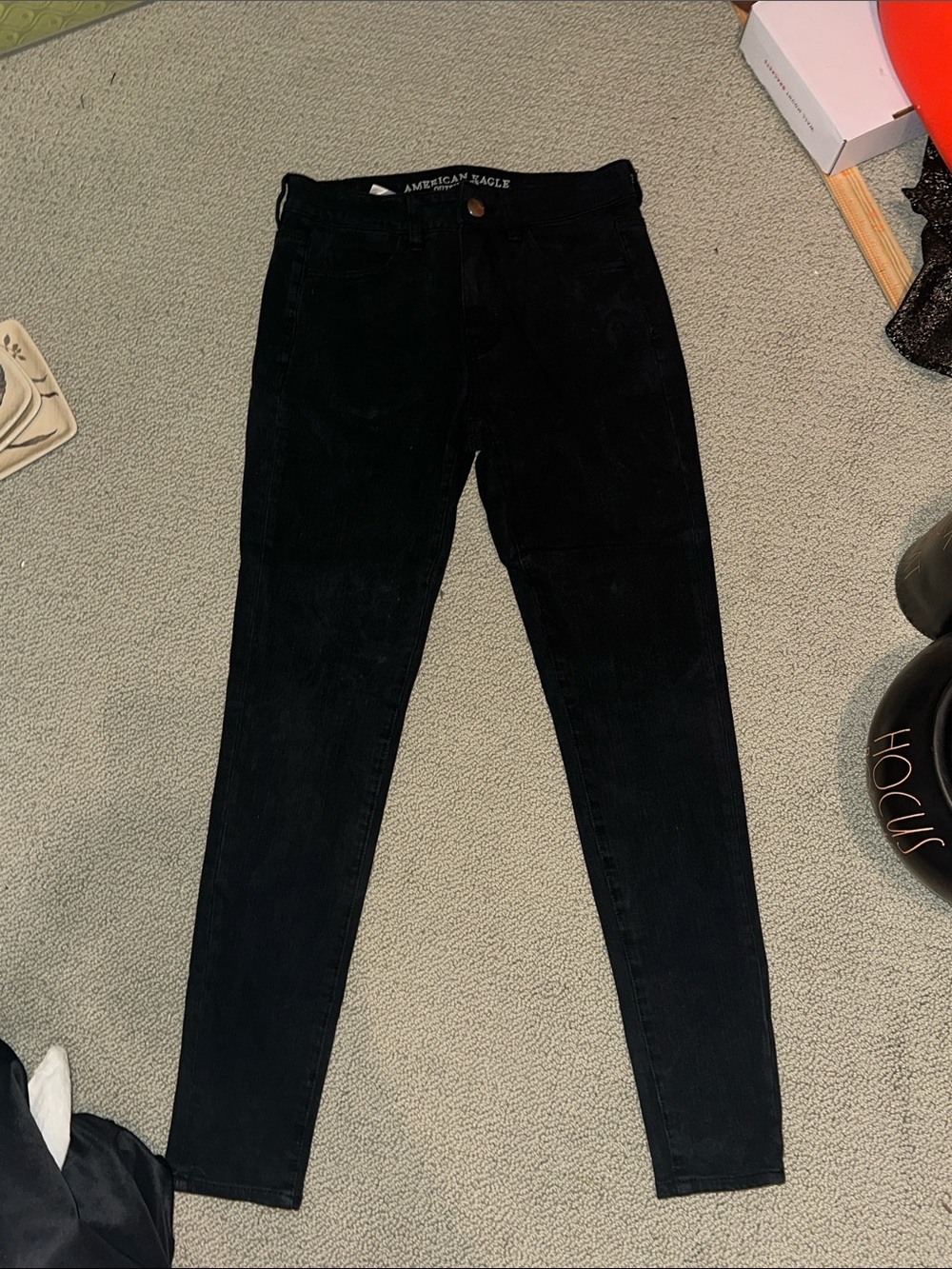 American Eagle Outfitters Black Women's Skinny Jeans - High Rise